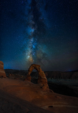 Delicate Arch and Milky Way