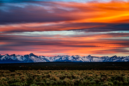 sunset landscape